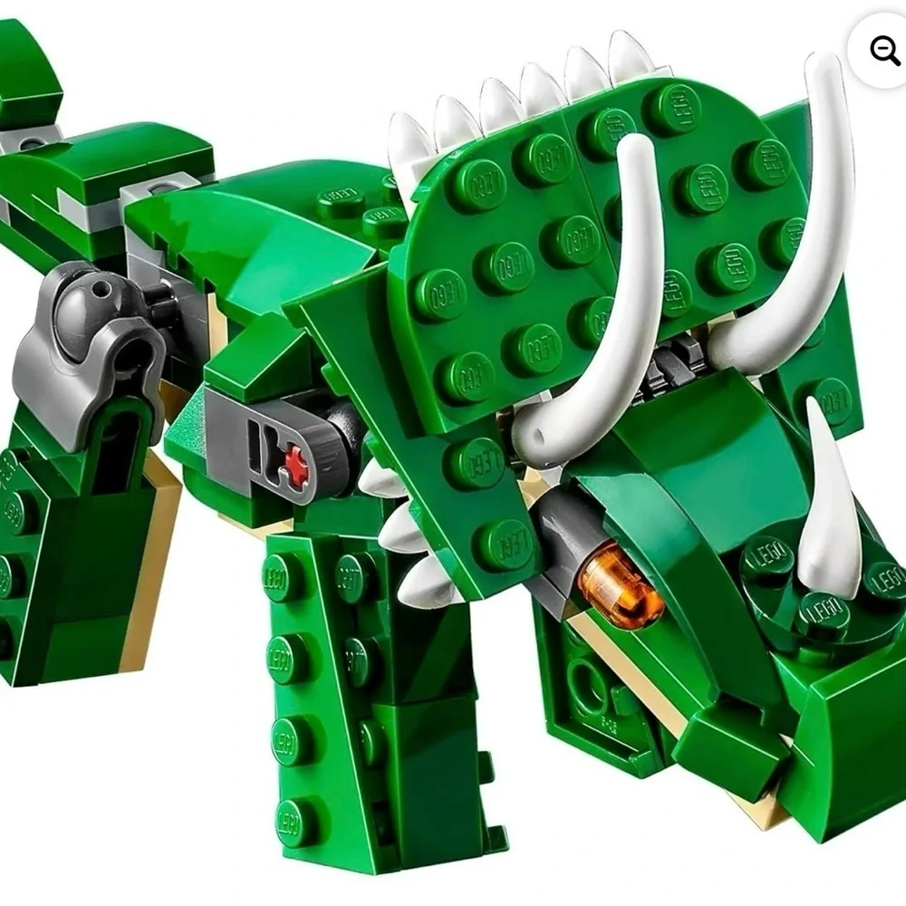 3 in 1 Mighty Dinosaur Toy, Transforms from T. rex to Triceratops to Pterodactyl